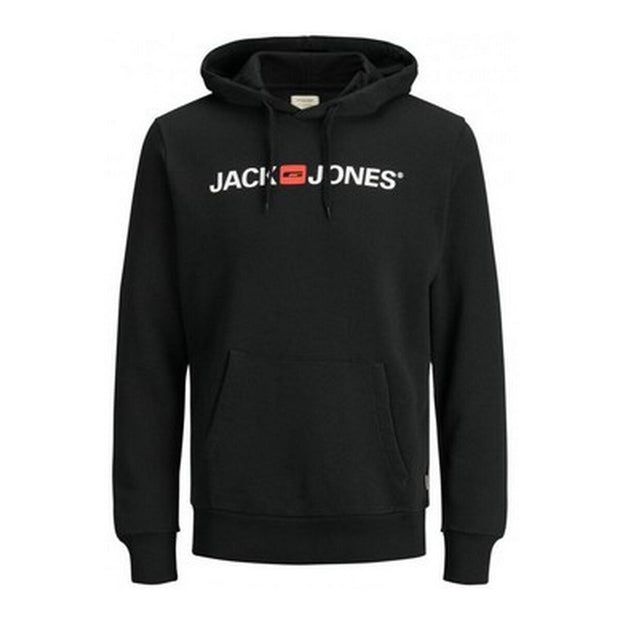 Herren Sweater mit Kapuze Jack & Jones  JJECORP OLD LOGO 12137054 Schwarz