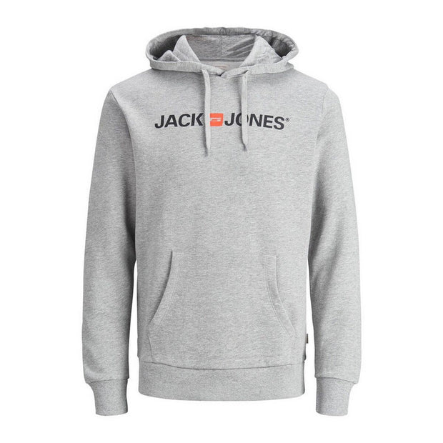 Herren Sweater mit Kapuze Jack & Jones  JJECORP OLD LOGO 12137054 Grau