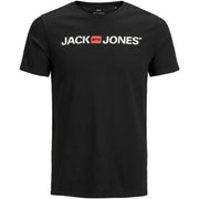 Herren Kurzarm-T-Shirt JJECORP LOGO TEE SS Jack & Jones 12137126 Schwarz