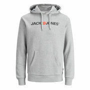 Herren Sweater mit Kapuze Jack & Jones  JJECORP OLD LOGO 12137054 Grau