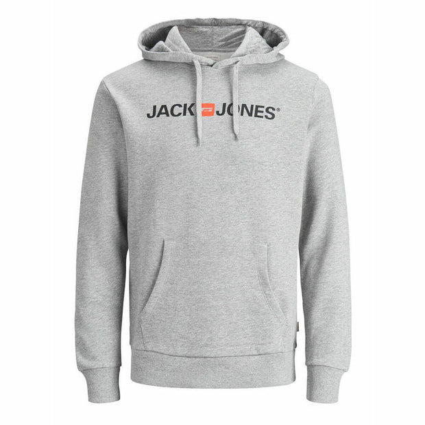 Herren Sweater mit Kapuze Jack & Jones  JJECORP OLD LOGO 12137054 Grau