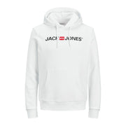 Herren Sweater ohne Kapuze Jack & Jones OLD LOGO 12137054 Weiß Herren