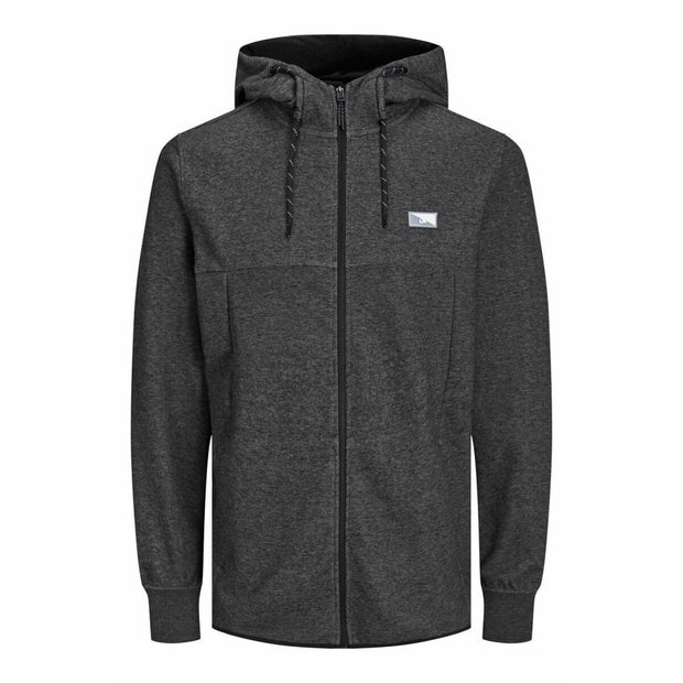 Herren Sweater ohne Kapuze JCOAIR ZIP HOOD NOOS Jack & Jones 12204926 Grau