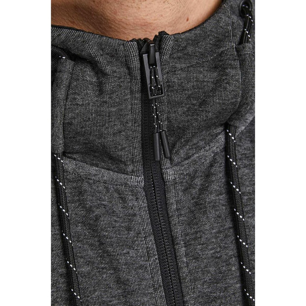 Herren Sweater ohne Kapuze JCOAIR ZIP HOOD NOOS Jack & Jones 12204926 Grau