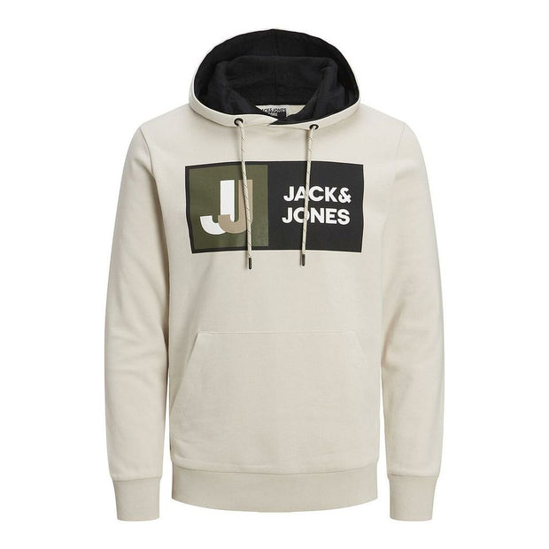 Herren Sweater mit Kapuze JCOLOGAN Jack & Jones 12216327 Beige