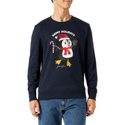 Herren Sweater ohne Kapuze Jack & Jones 23144 Marineblau