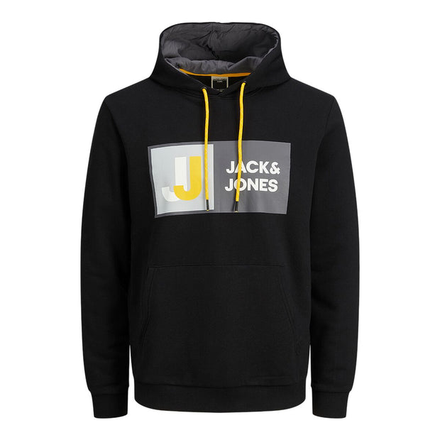 Herren Sweater mit Kapuze JCOLOGAN Jack & Jones 12216327 Schwarz