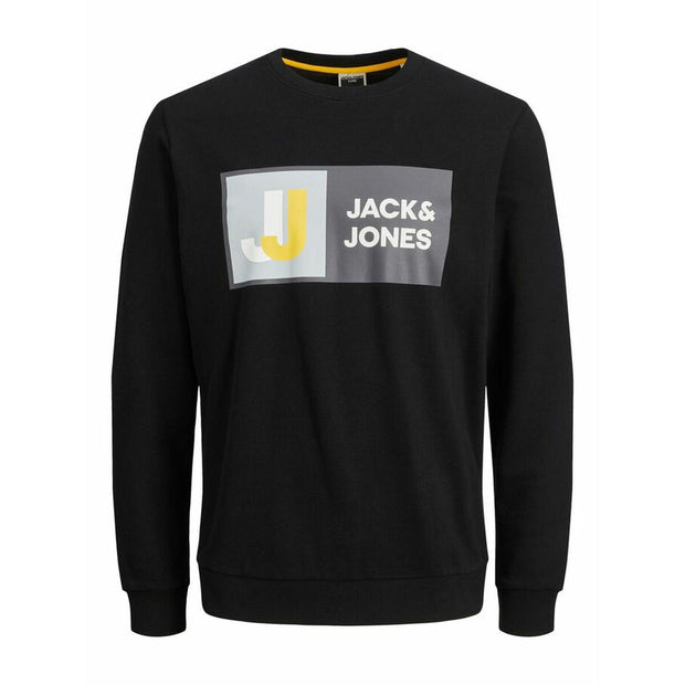 Herren Sweater ohne Kapuze CREW  Jack & Jones 12218814  Schwarz