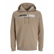 Herren Sweater mit Kapuze Jack & Jones JCOFREDERICK Beige