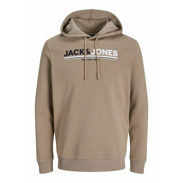 Herren Sweater mit Kapuze Jack & Jones JCOFREDERICK Beige