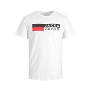 T-Shirt LOGO TEE SS O-NECK NOOS Jack & Jones 12151955  Weiß