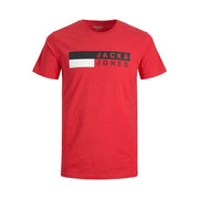 T-Shirt LOGO TEE SS O-NECK NOOS Jack & Jones 12151955 Rot
