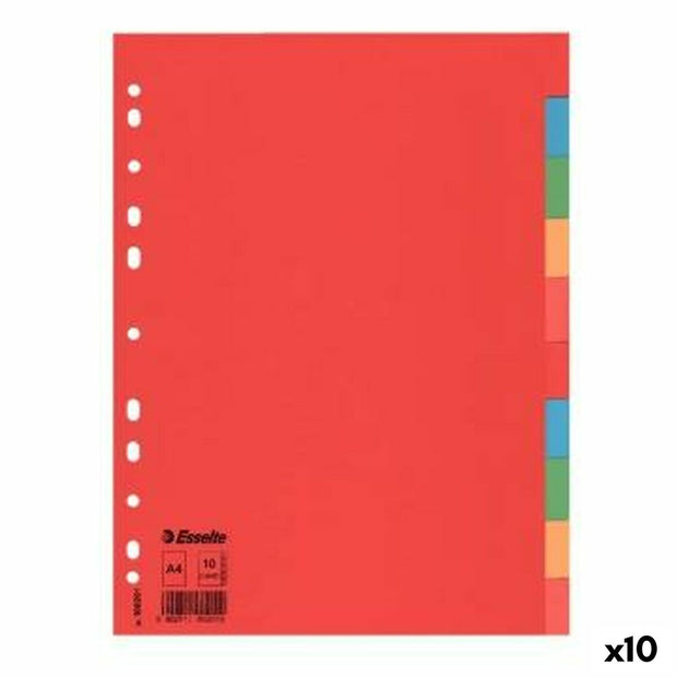 Seperators Esselte    Multicolour Cardboard (10Units)