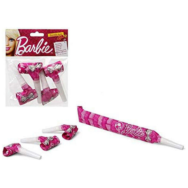 Child Hat Barbie Whistle 4 Units