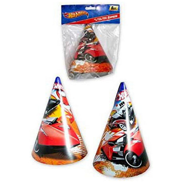 Party supply set Hot Wheels 16 cm Hats