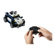 Remote-Controlled Car Wise Block 18,3 x 10,5 x 9,5 cm Police Officer Construction kit 302 Pieces