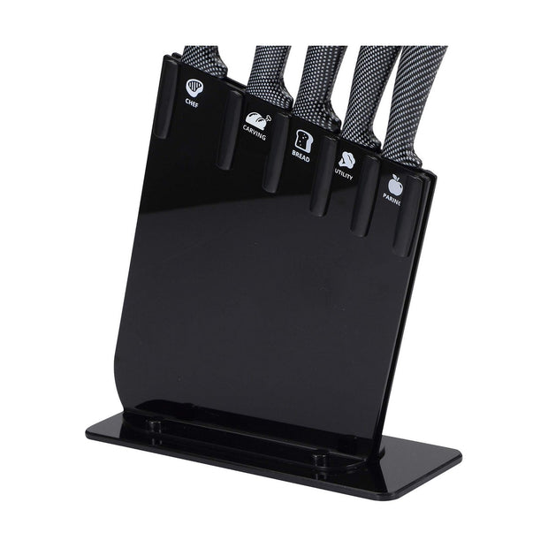Küchenmesserset und Halterung San Ignacio Jarama GT SG4330 Edelstahl ABS (6 Stücke)