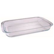 Schale San Ignacio Kristall Deckel Braun Bambus 2,9 L (41 x 25,3 x 1,5 cm) (2 pcs)