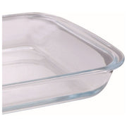 Schale San Ignacio Kristall Deckel Braun Bambus 2,9 L (41 x 25,3 x 1,5 cm) (2 pcs)