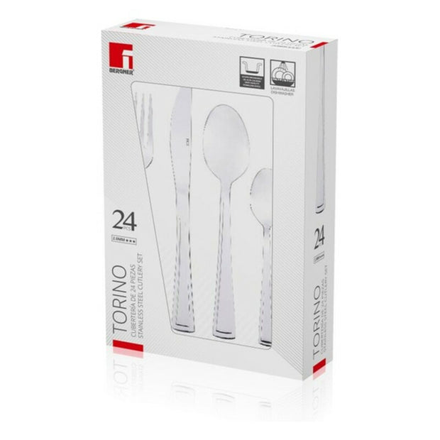 Besteck Bergner Torino Edelstahl Silberfarben (24 pcs)