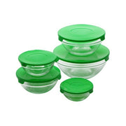 Lunchbox-Set Renberg grün Glas Kristall (5 pcs)