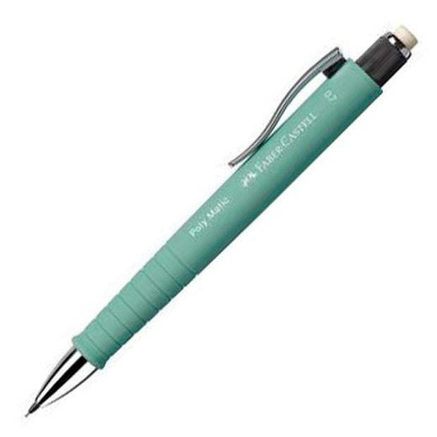 Pencil Lead Holder Faber-Castell Poly Matic Green 0,7 mm (5 Units)