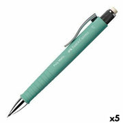 Pencil Lead Holder Faber-Castell Poly Matic Green 0,7 mm (5 Units)