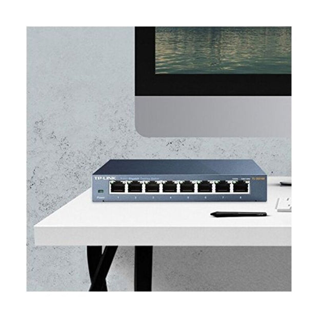 Desktop Switch TP-Link TL-SG108 8P Gigabit Auto MDIX Metal