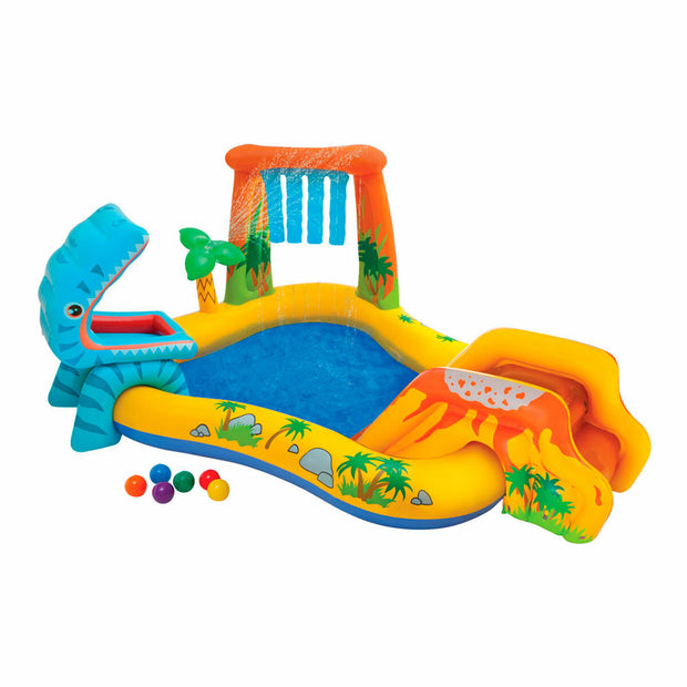 Inflatable Paddling Pool for Children Intex Ocean Play Center PVC 216 L (249 x 191 x 109 cm)