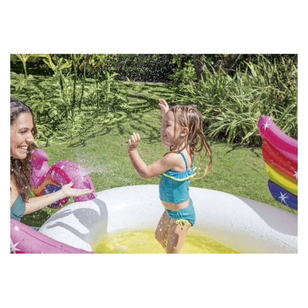 Inflatable Paddling Pool for Children Unicorn (272 x 193 x 104 cm)