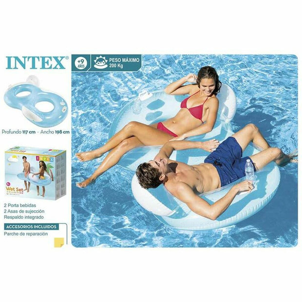 Air mattress Intex 56800 Backrest 198 x 117 cm