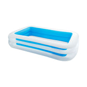 Inflatable pool Intex 56483 770 L (262 x 175 x 56 cm) Blue/White 262 x 175 x 56 cm