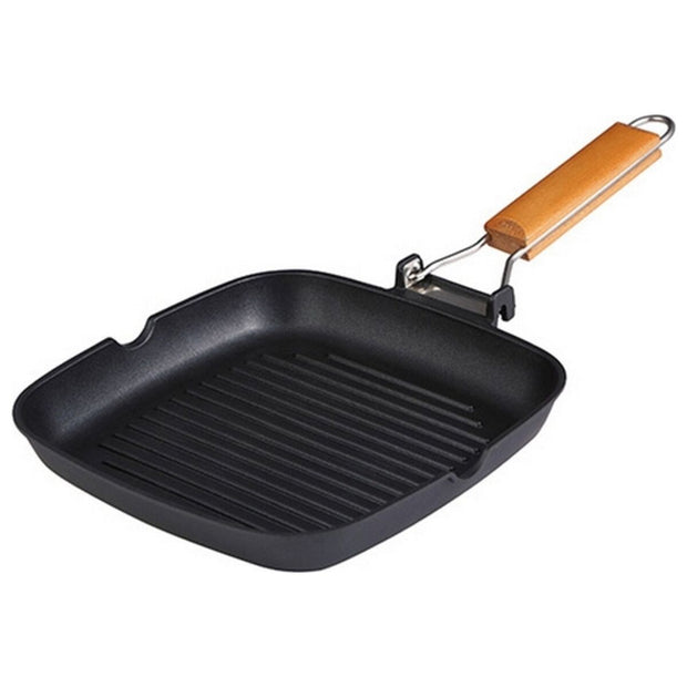 Grill Bergner Schwarz Aluminium black (Ø 28 cm) (24 x 24 x 3,7 cm)