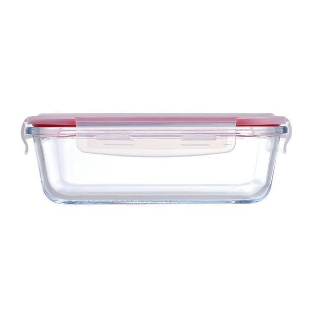 Lunchbox hermetisch Bergner Rot Borosilikatglas (1500 ml)