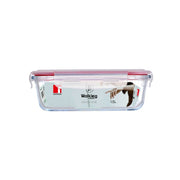 Lunchbox hermetisch Bergner Rot Borosilikatglas (1500 ml)