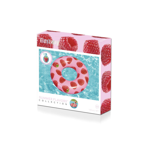 Inflatable Pool Float Bestway Raspberry Scentsational™ 119 cm