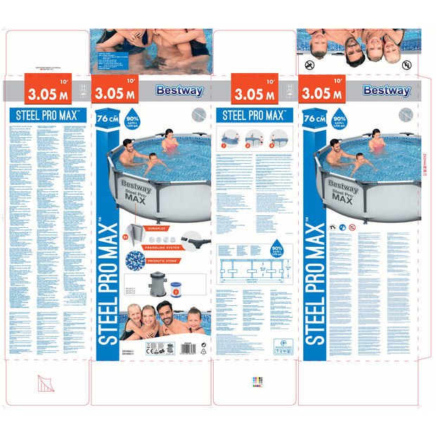 Circular Pool with Filtering System Bestway 56408 (ø 305 x 76 cm)