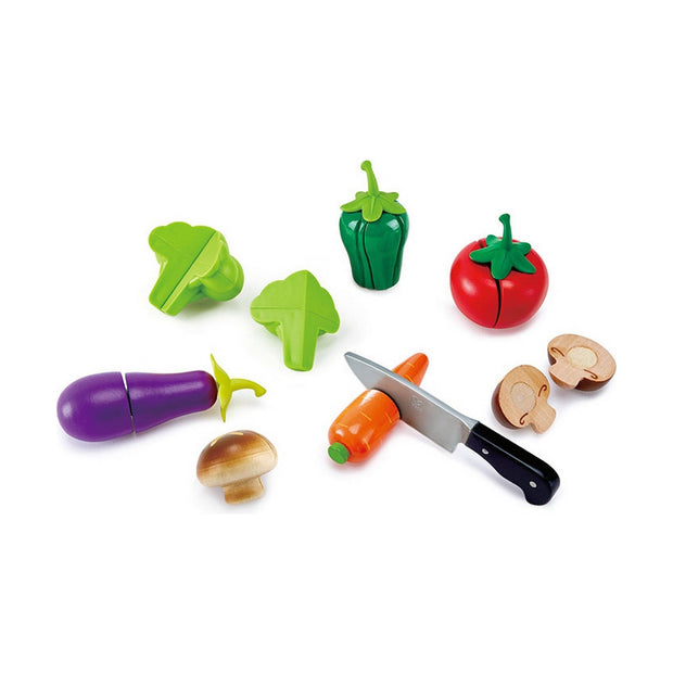 Toy Food Set Garden vegetables Wood