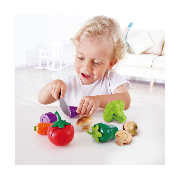 Toy Food Set Garden vegetables Wood