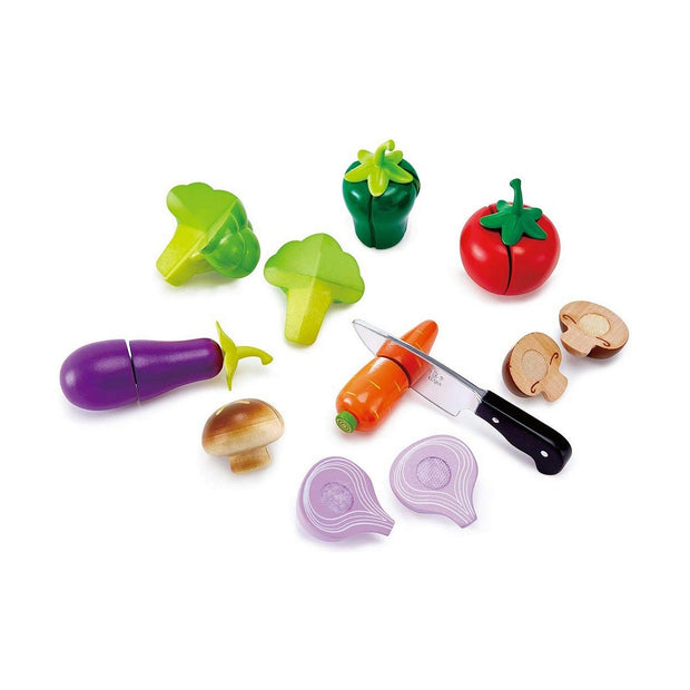 Toy Food Set Garden vegetables Wood