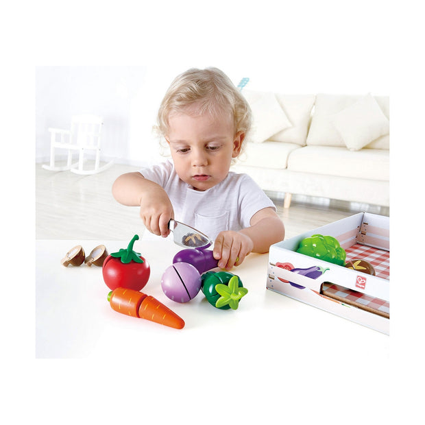 Toy Food Set Garden vegetables Wood