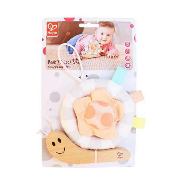 Rattle Cuddly Toy Hape Snail
