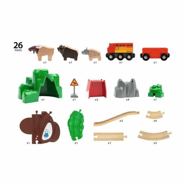 Playset Brio GREAT EXPLORATION CIRCUIT (26 Pieces)