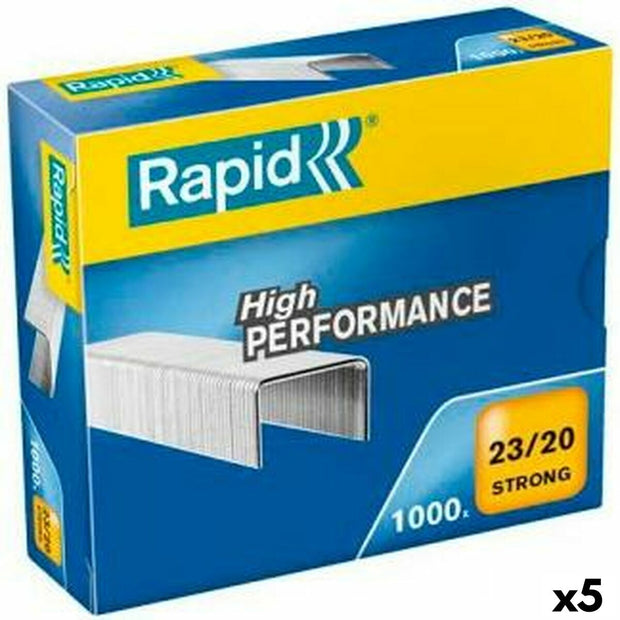 Staples Rapid Strong 1000 Pieces 23/20 (5 Units)