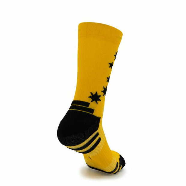 Sportsocken Kamuabu Stars Gelb Unisex