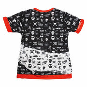 Herren Kurzarm-T-Shirt Kamuabu Corre o Muere Bunt