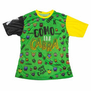Herren Kurzarm-T-Shirt Kamuabu Como Una Cabra grün