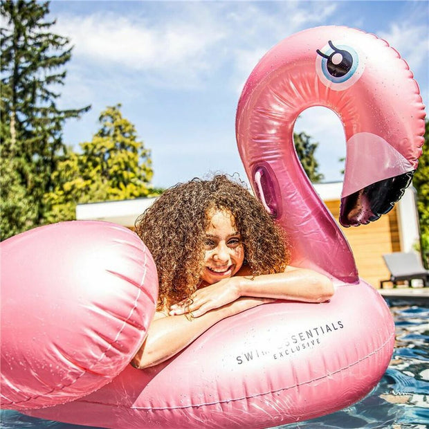 Air mattress Swim Essentials Flamingo 150 cm PVC