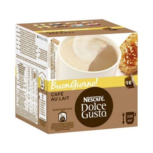 Kaffeekapseln Nescafé Dolce Gusto 65835 Au Lait (16 uds)