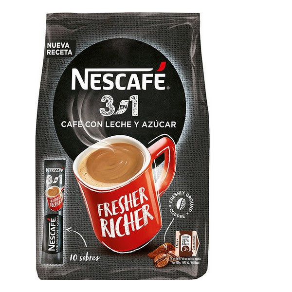 Kaffee mit Milch und Zucker Nescafé (10 uds)